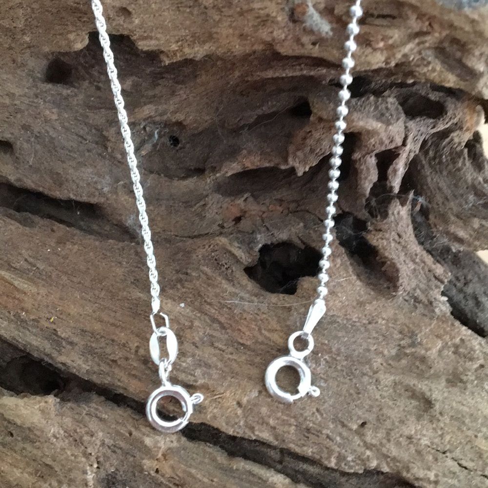 Crescent Sterling Moon Necklace - Picture 5 of 5